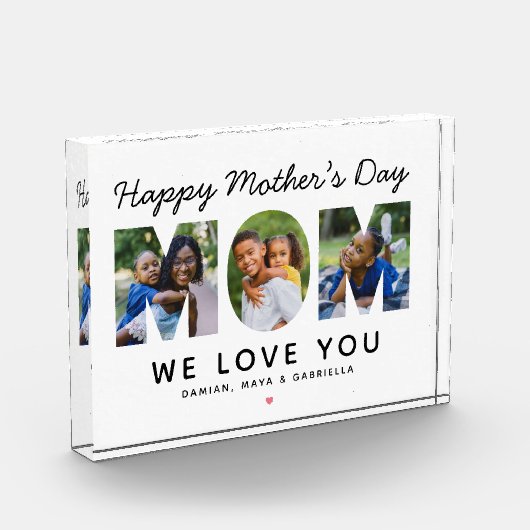 ハッピーマザーズ・デイカスタムママ・コラージュ フォトブロック (左)