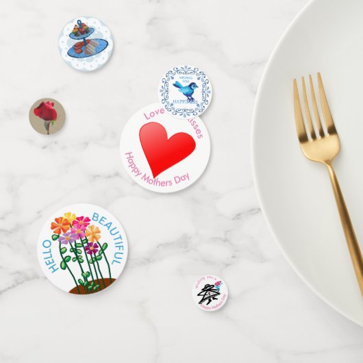 ハッピーマザーズ・デイパーティーお祝い コンフェッティ (グループ)