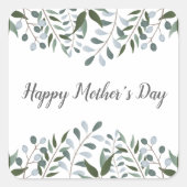 ハッピーマザーズ・デイユーカリプトゥス・グリーンリーフローラ スクエアシール (正面)