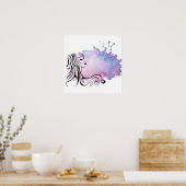 ハッピーマザーズ・デイ女性デー ポスター (キッチン)