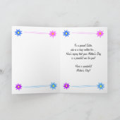 ハッピーマザーズ・デイ姉妹デイジー カード (内部)