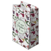 ハッピーマザーズ・デイ魅惑ガーデンハミングバード スモールペーパーバッグ (正面アングル)