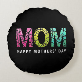 ハッピーマザーズ・デイ・お祝い・ギフト ラウンドクッション
