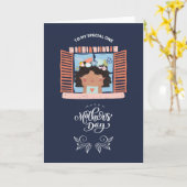 ハッピーマザーズ・デイ カード (黄色い花)