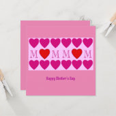 ハッピーマザーズ・デイ カード (正面/裏面インサイチュ)