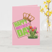 ハッピーマザーズ・デイ カード (黄色い花)