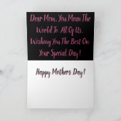 ハッピーマザーズ・デイ！カード カード (内部)