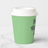 ハッピーマザーズ・デイ・グリーン 紙コップ (右)