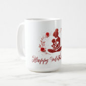 ハッピーマザーズ・デイ コーヒーマグカップ (正面左)