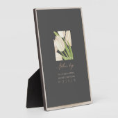 ハッピーマザーズ・デイ（チューリップ付） フォトプラーク (側面)