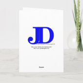 ハッピーマザーズ・デイ・バタフライグリーティングカード カード (裏面)