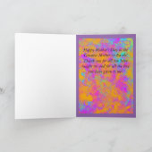 ハッピーマザーズ・デイ・バタフライグリーティングカード カード (内部)