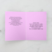 『ハッピーマザーズ・デイ・パープル・ファレノプシス・オーキッド』 カード (内部)