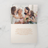 ハッピーマザーズ・デイ・ピンクの水彩花 箔シーズンカード (内側レイダウン)