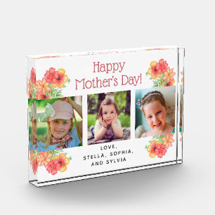 ハッピーマザーズ·デイ·フローラ3写真 フォトブロック