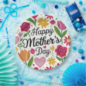 ハッピーマザーズ・デイ ペーパープレート (パーティー)