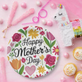 ハッピーマザーズ・デイ ペーパープレート (パーティー)