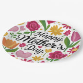 ハッピーマザーズ・デイ ペーパープレート (アングル)