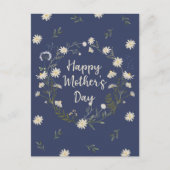 ハッピーマザーズ・デイ・ホワイトフラワー シーズンポストカード (正面)