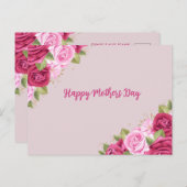 ハッピーマザーズ・デイ ポストカード (正面/裏面)
