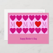 ハッピーマザーズ・デイ ポストカード (正面/裏面)