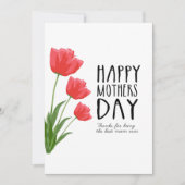 ハッピーマザーズ・デイ・ママ・フラワー シーズンカード (正面)