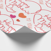 ハッピーマザーズ・デイ ラッピングペーパー (角)