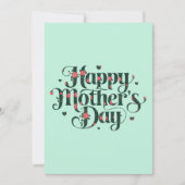 ハッピーマザーズ・デイ 招待状 (正面)