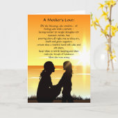 ハッピーマザーズ・デイ・母・ラブ カード (黄色い花)