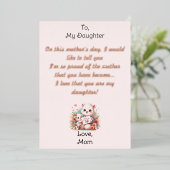 ハッピーマザーズ・デイ 箔シーズンカード (立ち正面)