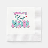 ハッピーマザーズ・デイ 縁ありカクテルナプキン (正面)