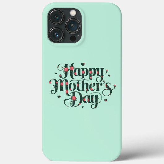 ハッピーマザーズ・デイ Case-Mate iPhoneケース (裏面)