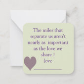 ハッピーマザーズ ノートカード (裏面)