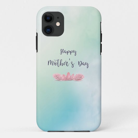 ハッピーマザーズ – 日産ピンク色の花 Case-Mate iPhoneケース (裏面)