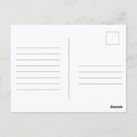 ハッピーマザーズDayかわいいフローラハートオレンジミニマル ポストカード (裏面)