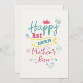ハッピーマザーズDay 1回目お母さんカワイイ シーズンカード (正面/裏面)