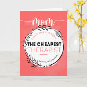 ハッピーマザーダッドデイto my最低価格セラピスト カード (黄色い花)