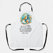 ハッピーマザーデイインスパイアオールオーバープリントエプロン エプロン (正面)