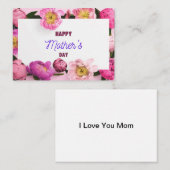 ハッピーマザーデイカード ノートカード (正面/裏面)