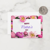 ハッピーマザーデイカード ノートカード (正面/裏面インサイチュ)
