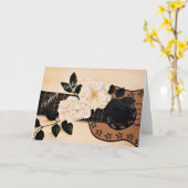 ハッピーマザーデイギター カード (黄色い花)