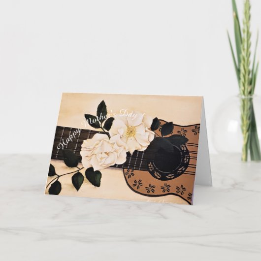 ハッピーマザーデイギター カード (正面)