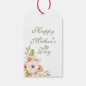 ハッピーマザーデイギフトタグギフトラベル ギフトタグ (裏面)
