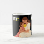 ハッピーマザーデイギフトマグカップデザイン コーヒーマグカップ (中央)