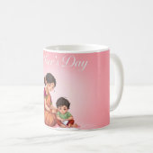 ハッピーマザーデイギフトマグ コーヒーマグカップ (正面右)