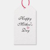ハッピーマザーデイギフトラベル ギフトタグ (正面)