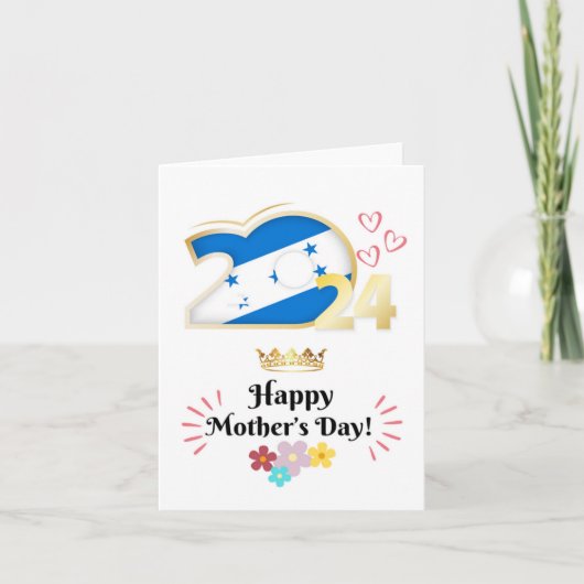 ハッピーマザーデイグリーティングカード「ホンジュラス」 カード (正面)