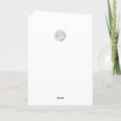 ハッピーマザーデイゴールドフィンチバードを祝福 カード (裏面)