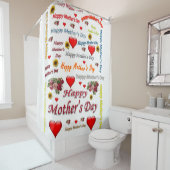 ハッピーマザーデイシャワーカーテン シャワーカーテン (インサイチュ)