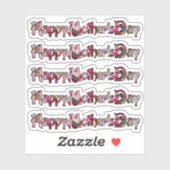 ハッピーマザーデイバララストアウトシール シール (シート)